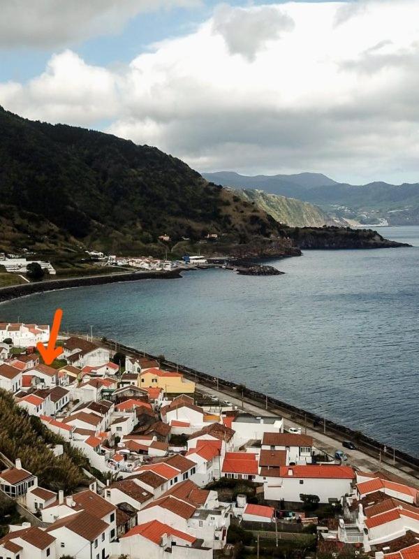 Apartamento Vista Do Mar B Ribeira Quente Bagian luar foto